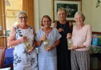Jan's colourful Lady Captain's Day at Orchardleigh