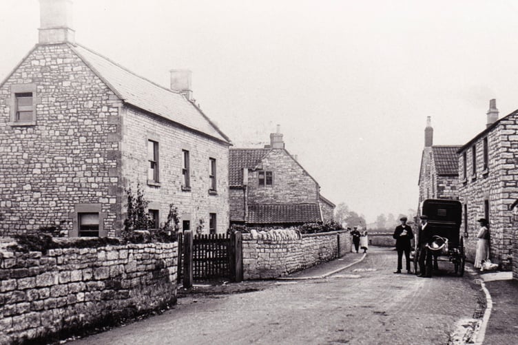 A village scene from days gone by, but do you recognise it?