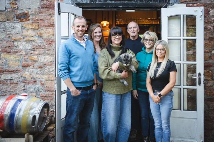 The Waldy team, safeguarding the popular pub for their local community.