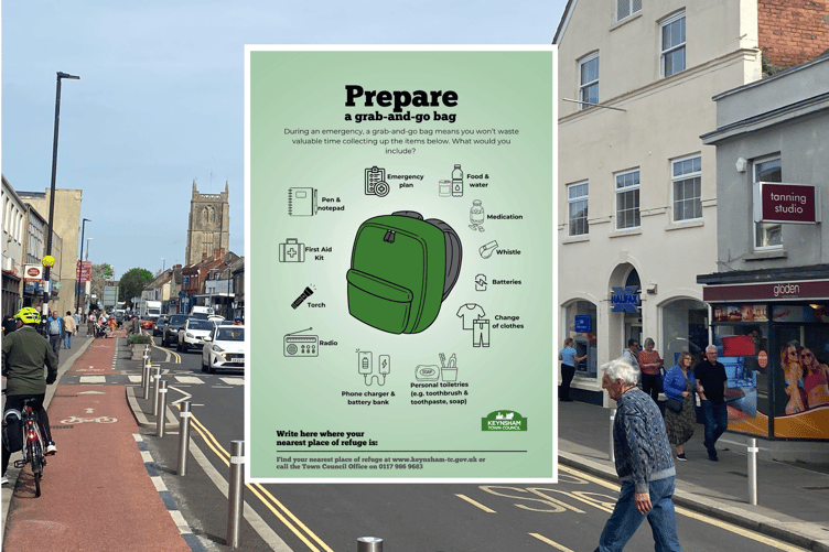 A leaflet helping residents prepared for an emergency has been delivered to households in Keynsham.