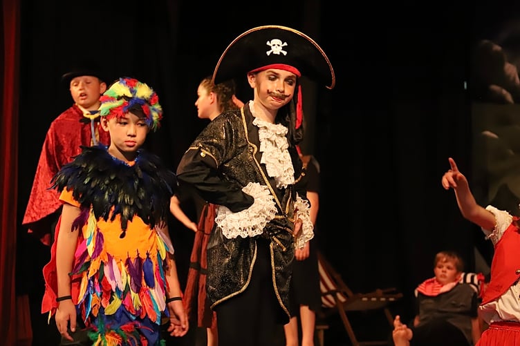 Children from four year groups at Chew Magna came together for a sell-out performance of Treasure Island.