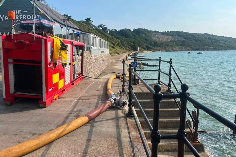 The Chew Magna crew has specialist high volume pump expertise to support large-scale fire-fighting incidents.