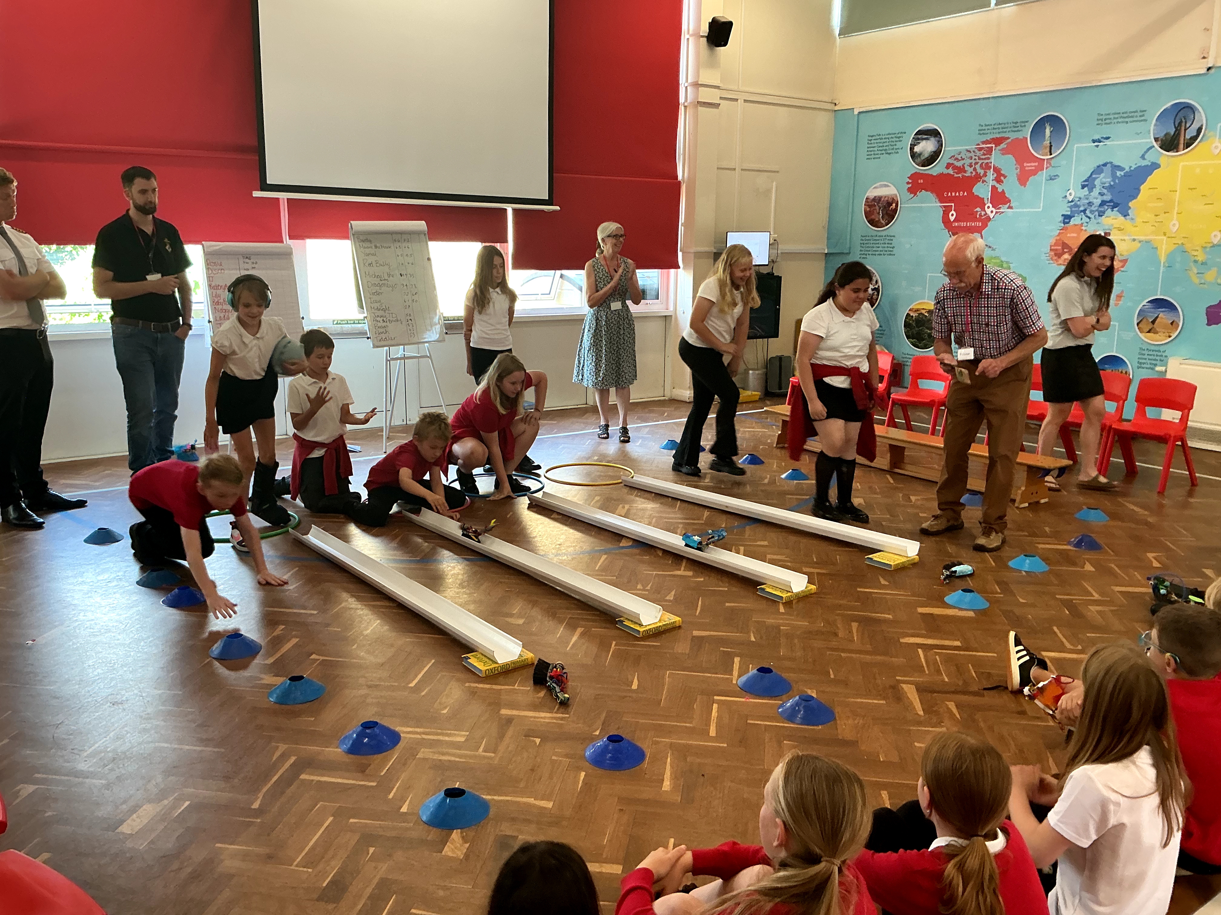 Organisations held interactive workshops to inspire pupils giving them ideas for their own future.