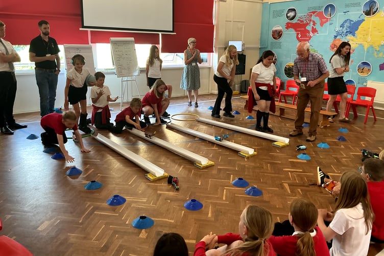 Organisations held interactive workshops to inspire pupils giving them ideas for their own future.