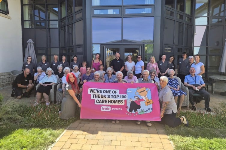 Somer Valley House has been named a top 100 care home by UK online care finder service Lottie.