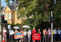 Rally outside RUH supports bank staff at risk of transfer