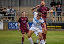 Paulton in FA Cup action at home to Fleetlands
