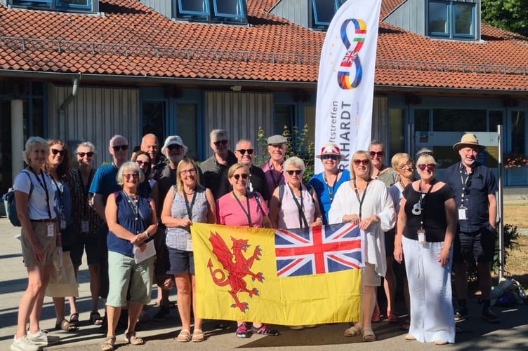 Frome is one of four other European partner towns with Murrhardt who came together at the festival.