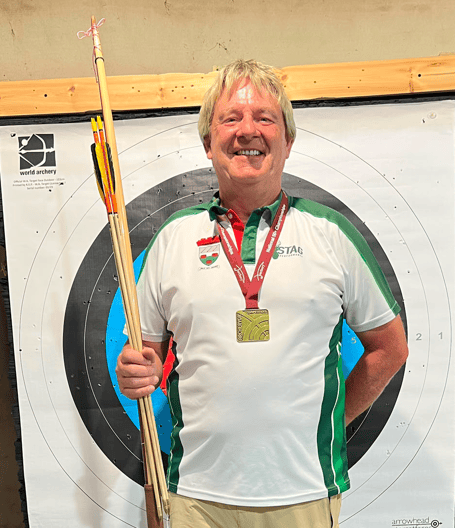 Richard Gregory - national 50+ longbow champion