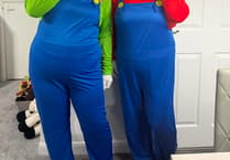 'Mario and Luigi' take to their trikes in 150 mile challenge