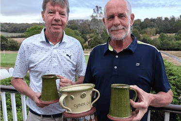 Ian Burr and Mark Wintersgill, winners of Cyder Cup