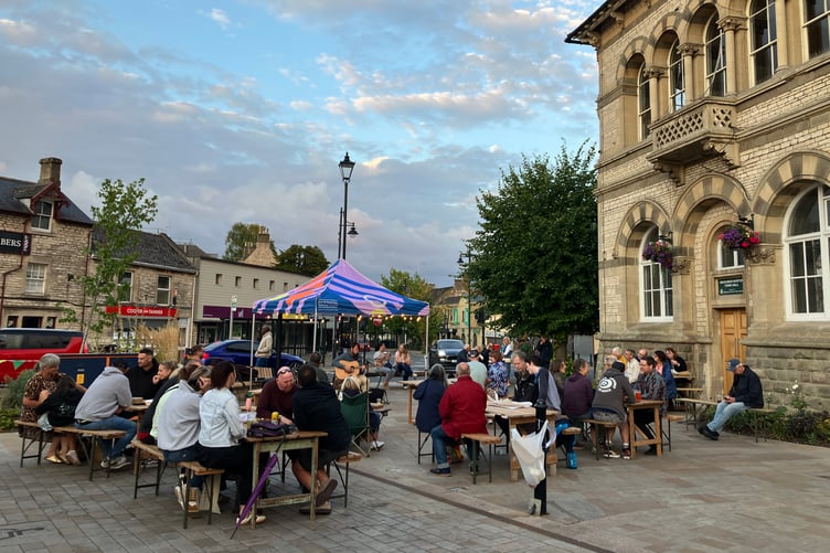 The Island has been transformed on Friday evenings during the summer to a live-music venue.
