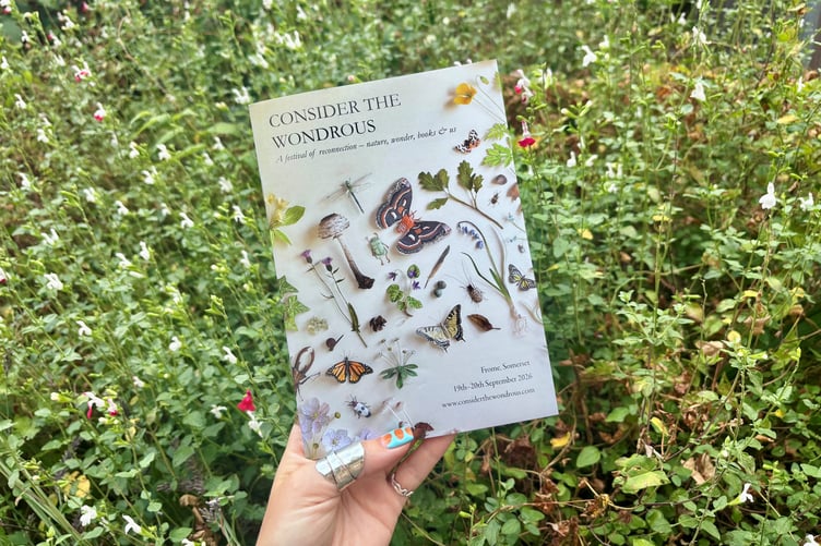 New Frome book festival, Consider the Wondrous, takes place on the weekend of September 19 and 20.