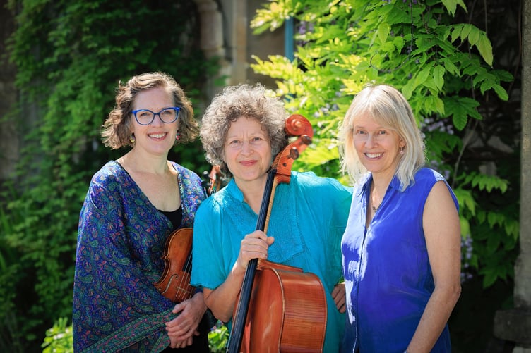 Ruth O'Shea, Linda Stocks and Jacquelyn Bevan make up Trio Paradis and will be hosting day-time Café Concerts in Midsomer Norton.
