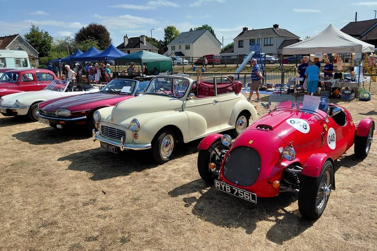 A touch of nostalgia provided by Norton Radstock Classic Vehicle Club and their vintage cars.