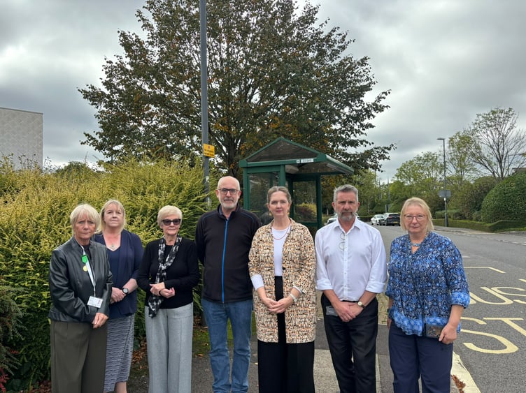 Peasedown St John councillors, business leaders and the local MP are calling for the reinstatement of a bus to Sulis Hospital.