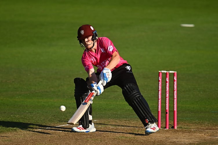 Somerset's rising star Thomas Rew who has signed to play for the Cidermen until at least the end of 2029.
