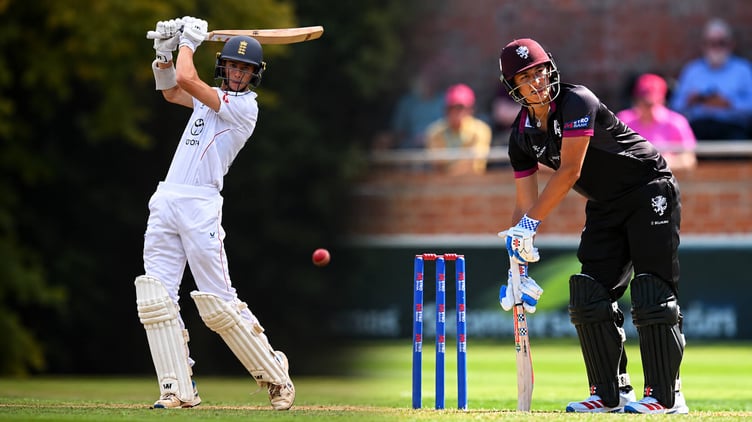 Bertie Michael (left) and Theo Lamey off to play for England Young Lions