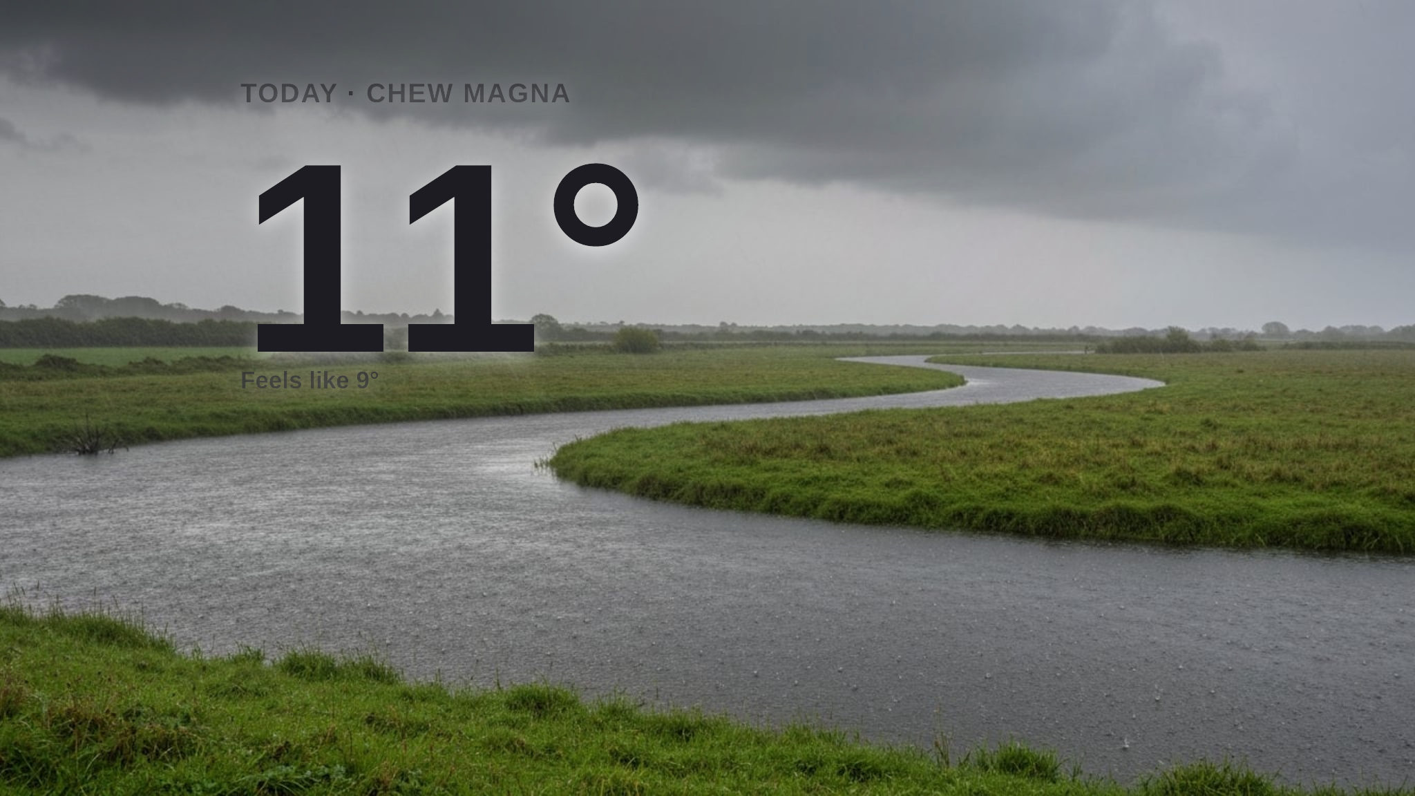 Heavy rain on the way for Chew Magna - here's your Friday forecast