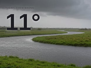 Chew Magna: heavy rain, high of 11°C on Friday