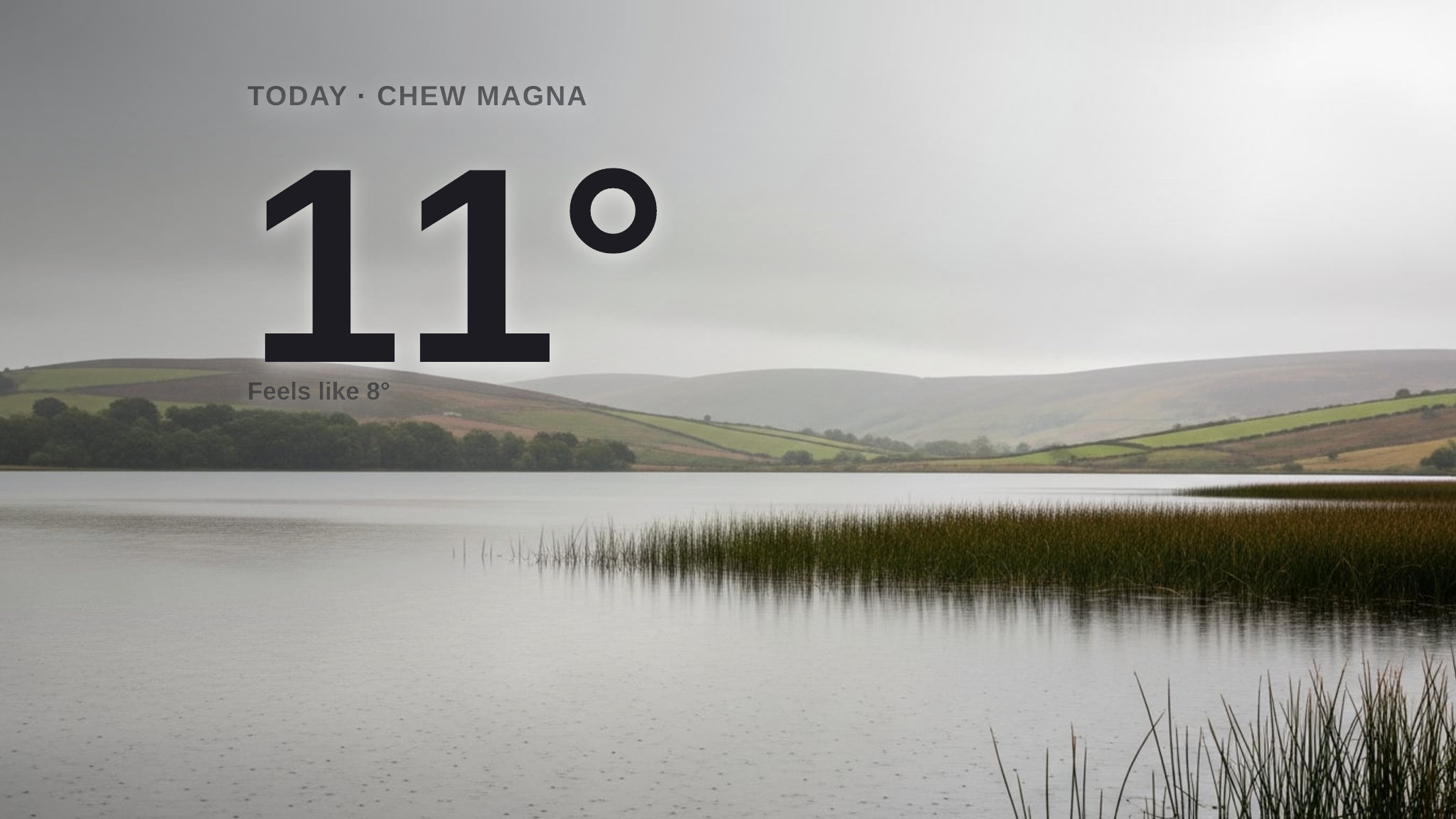 Rainy day ahead for Chew Magna - here's your Wednesday forecast
