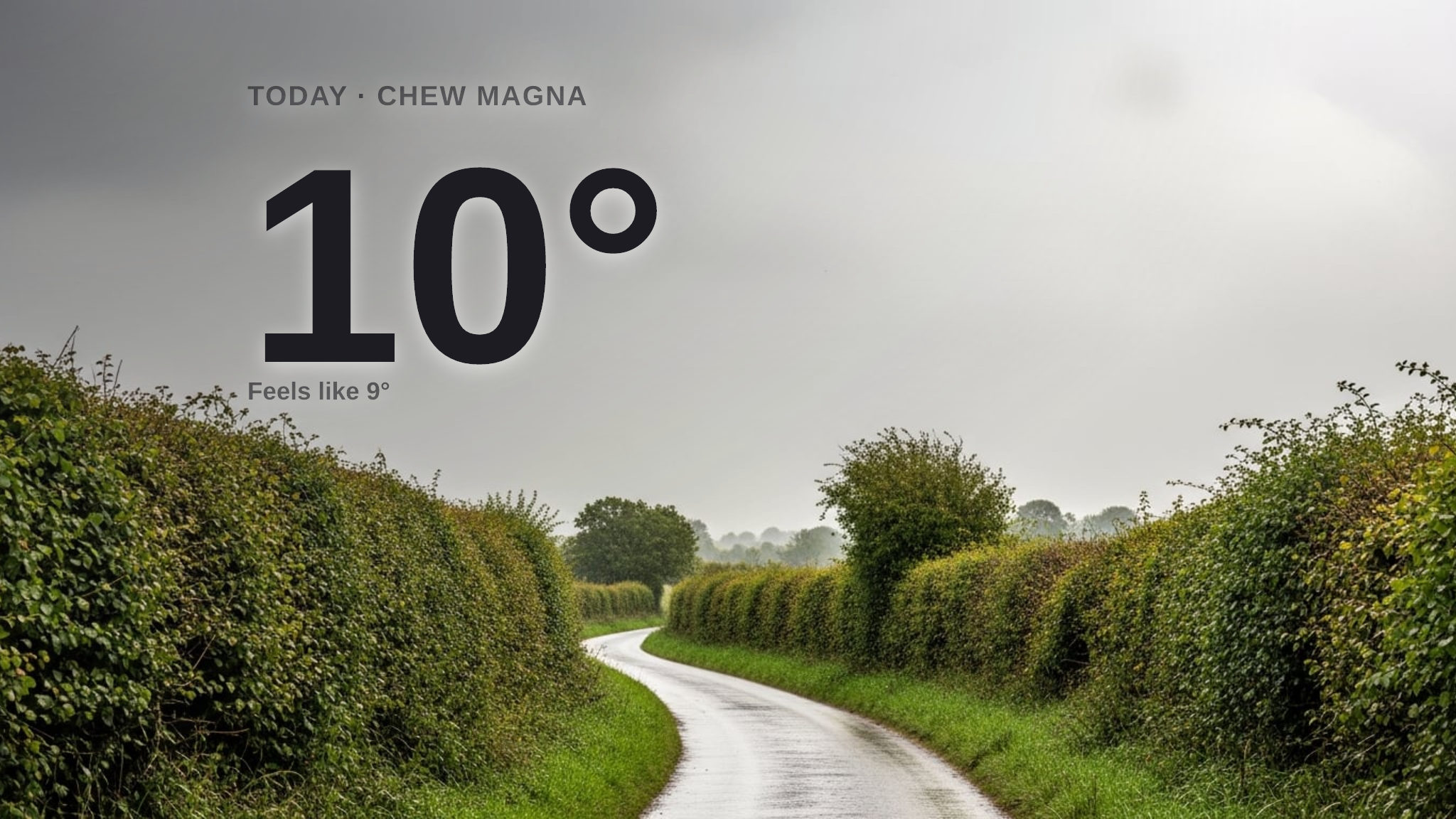 Rainy Tuesday on the way for Chew Magna - here's your forecast