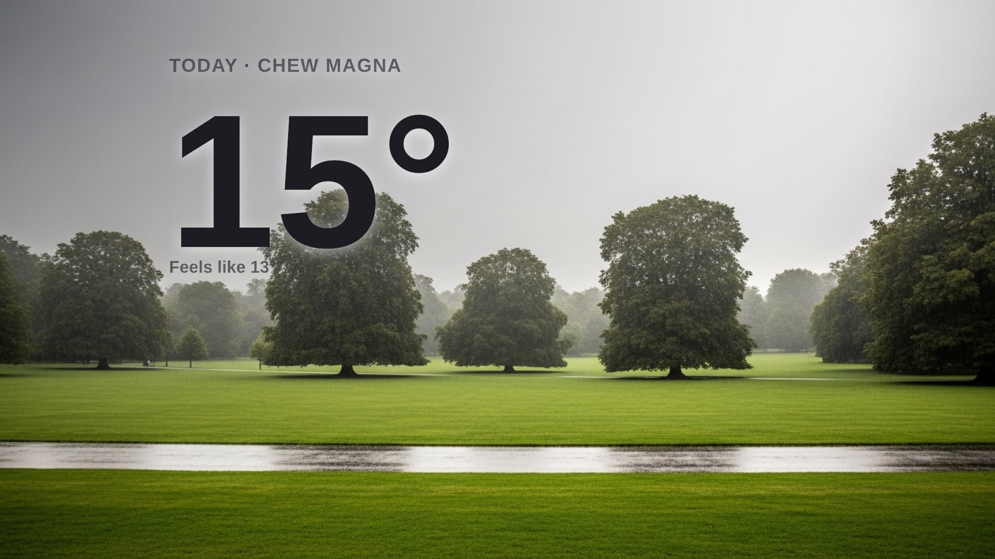 Light rain showers on the way for Chew Magna - here's your Wednesday forecast