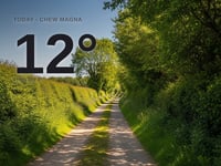 Chew Magna weather: sunny Sunday with rain expected overnight and a high of 12°C