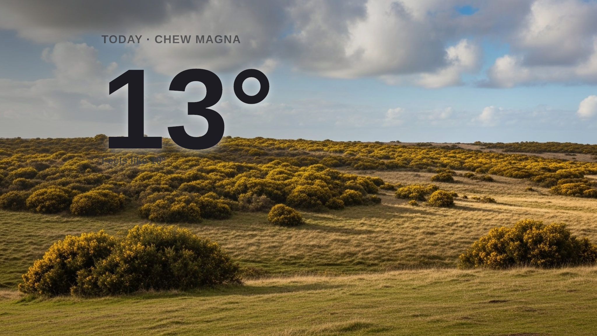 Rain on the way for Chew Magna today - here's your Sunday forecast